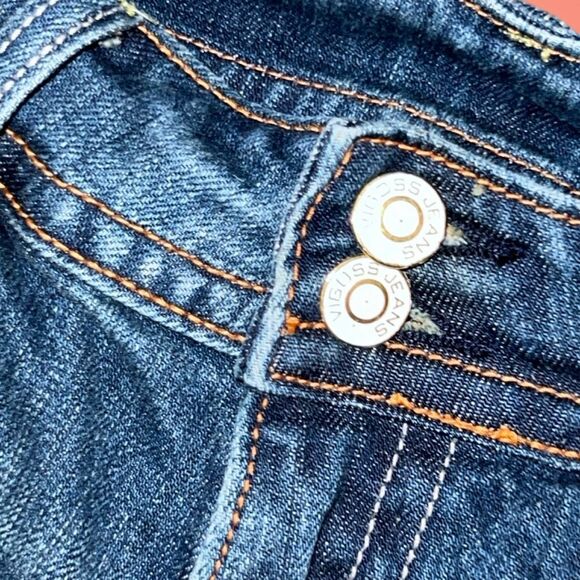 Vigoss Bootcut Bedazzled Pocket Jeans Size 7 #221 - Picture 2 of 7